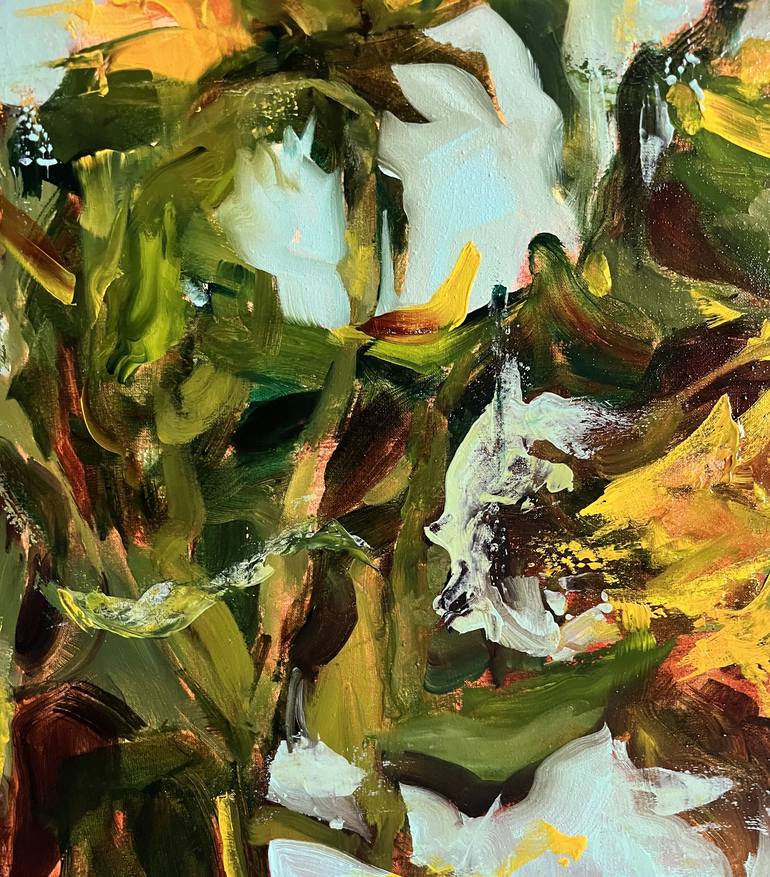 Original Abstract Expressionism Nature Painting by Elena Mashajeva-Agraphiotis