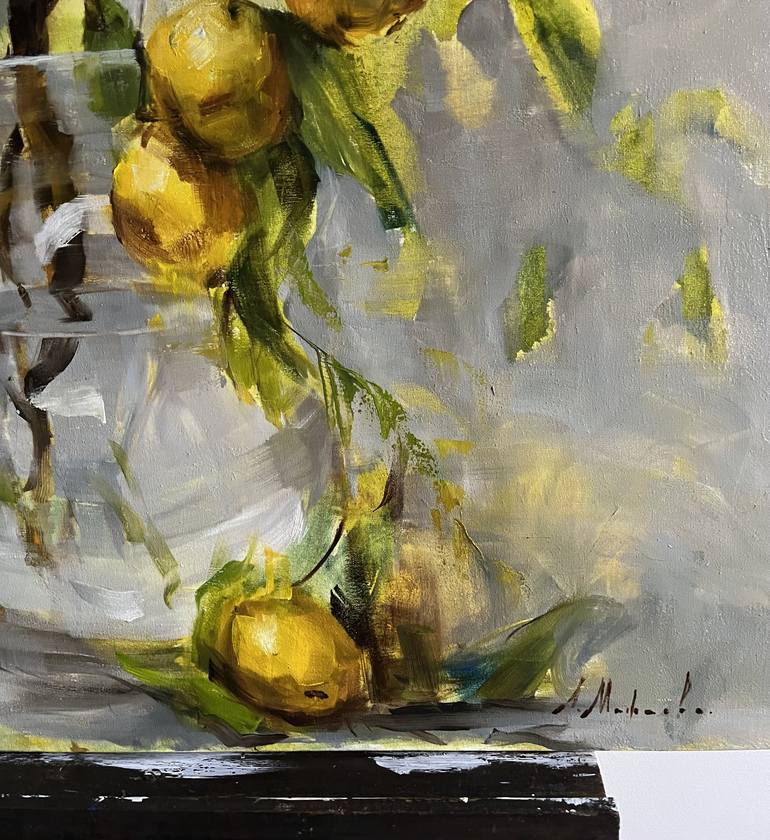 Original Impressionism Still Life Painting by Elena Mashajeva-Agraphiotis