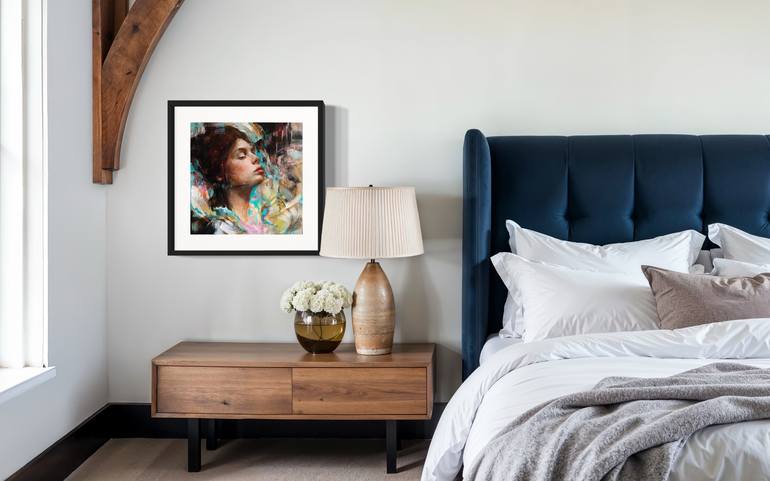 Original Figurative Women Painting by Elena Mashajeva-Agraphiotis