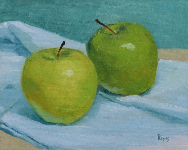 Original Figurative Still Life Paintings by Miguel Angel Reyes