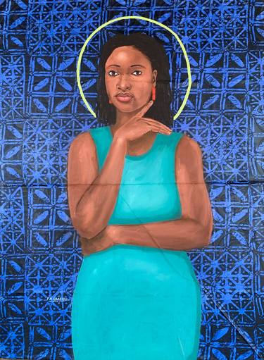 Original Modernism Women Paintings by Faith Gbadero