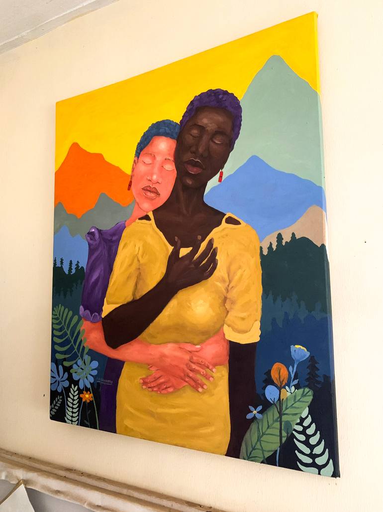 Original Conceptual Women Painting by Faith Gbadero
