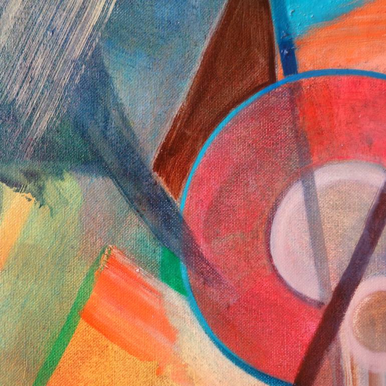 Original Abstract Expressionism Abstract Painting by Britta Wagner