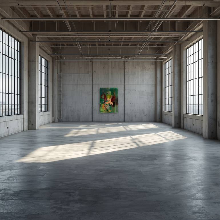 Original Abstract Expressionism Abstract Painting by Britta Wagner