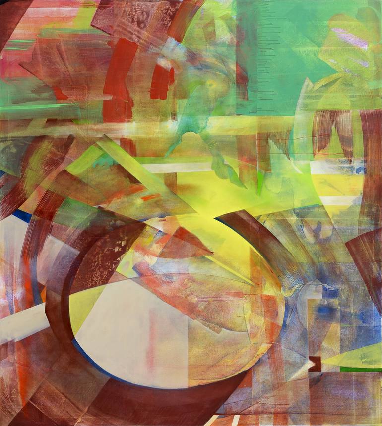 Original Abstract Expressionism Abstract Paintings by Britta Wagner