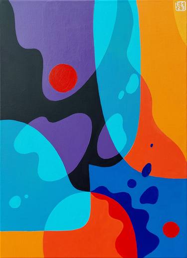 Original Minimalism Abstract Paintings by Elisabeta Stan