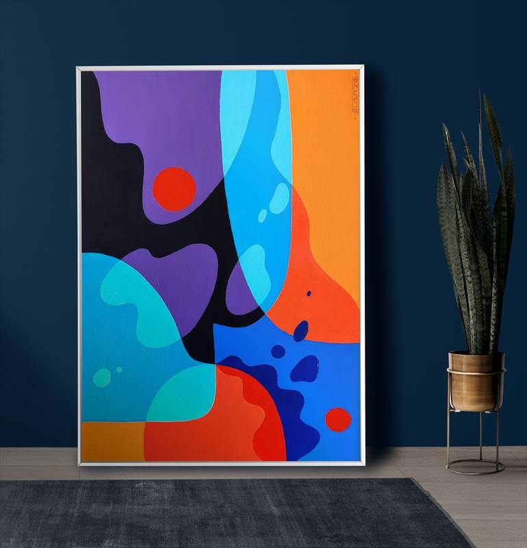 Original Abstract Painting by Elisabeta Stan