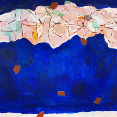 Original Color Field Painting Abstract Painting by Penelope Van Hoorn