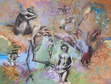 Print of Surrealism World Culture Paintings by Till Felix Hallauer