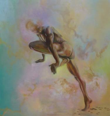 Original Figurative Men Paintings by Till Felix Hallauer