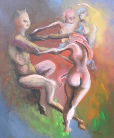 Original Nude Paintings by Till Felix Hallauer