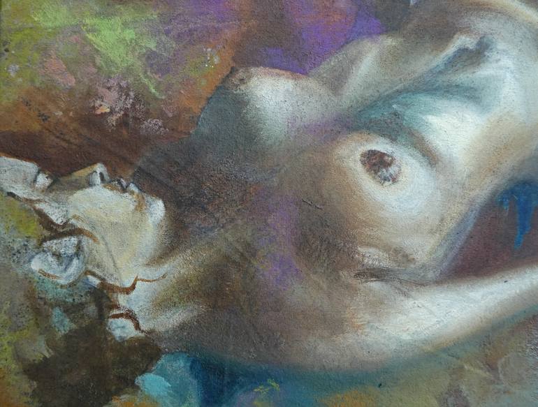 Original Figurative Nude Painting by Till Felix Hallauer