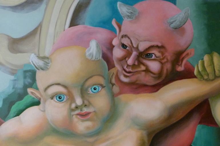 Original Figurative Other Painting by Till Felix Hallauer