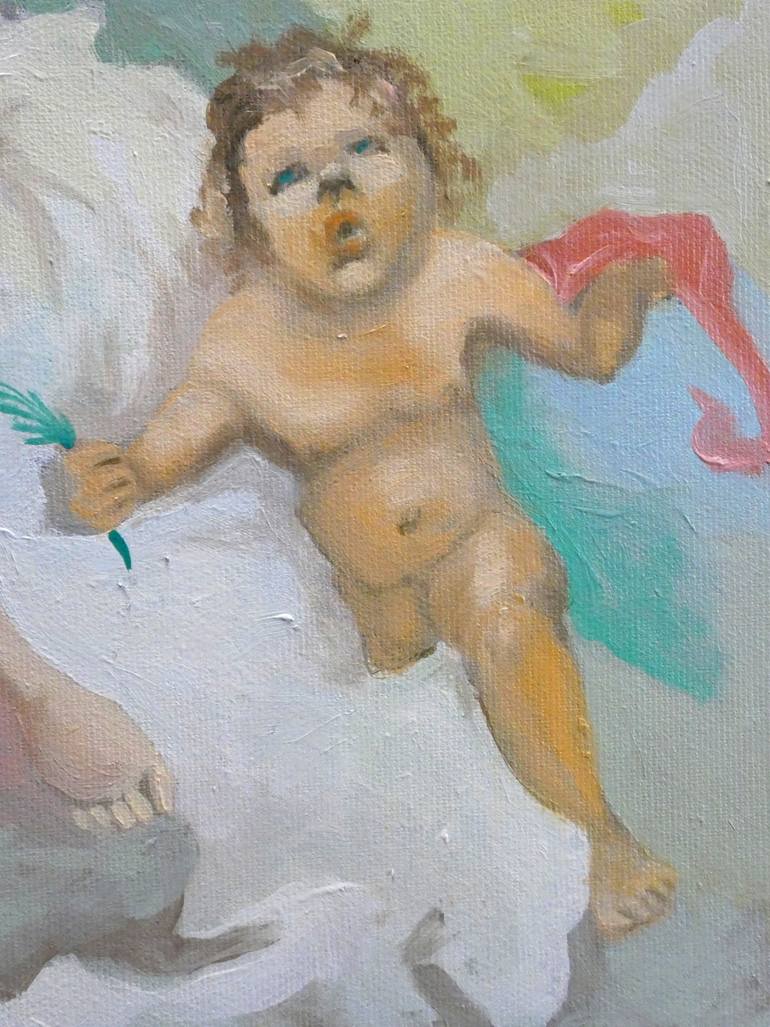 Original Figurative Pop Culture/Celebrity Painting by Till Felix Hallauer