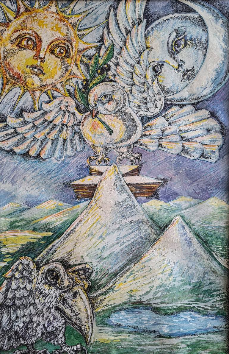 Print of Figurative Classical Mythology Paintings by Tigran Hovhannisyan