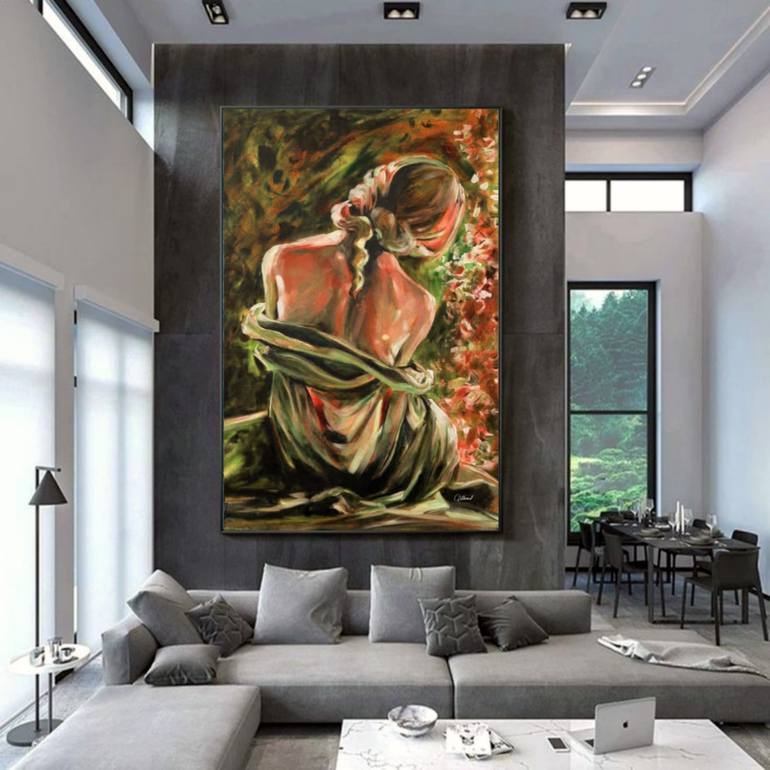 Original Abstract Painting by Momal Naeem