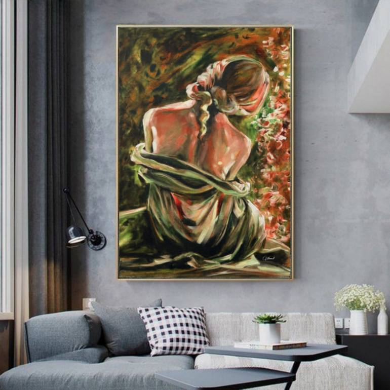 Original Abstract Painting by Momal Naeem