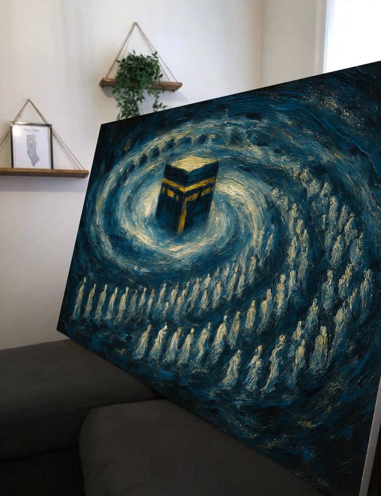 Original Abstract Expressionism Abstract Painting by Momal Naeem