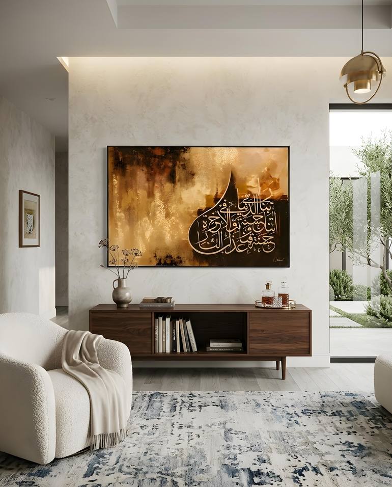 Original Abstract Expressionism Abstract Painting by Momal Naeem