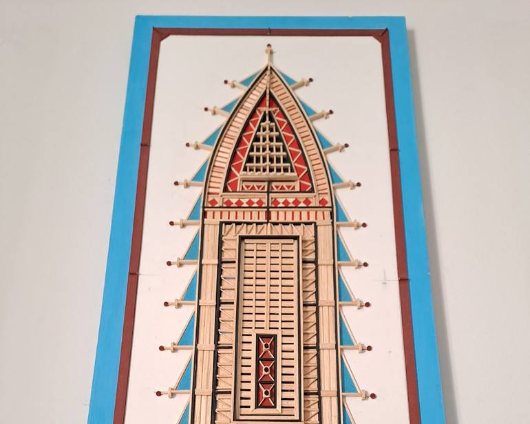 Original Figurative Boat Mixed Media by Michael Vasilopoulos