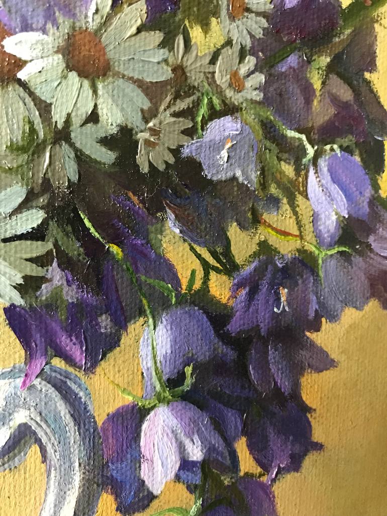Original Contemporary Floral Painting by Tatjana Cechun