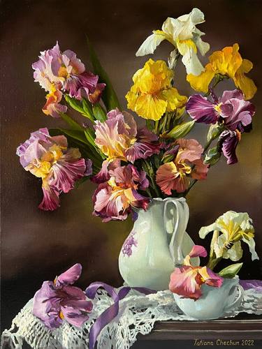 Print of Still Life Paintings by Tatjana Cechun