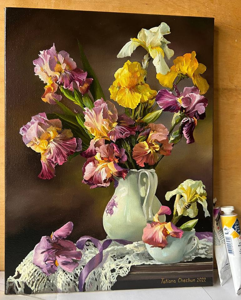 Original Contemporary Still Life Painting by Tatjana Cechun