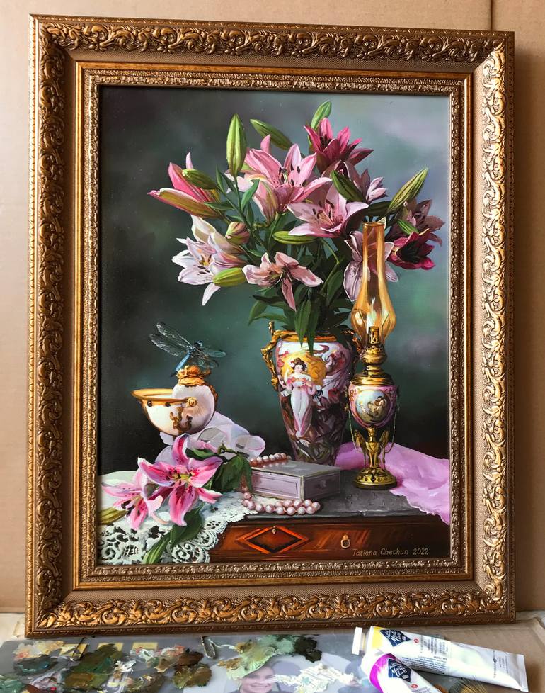 Original Contemporary Still Life Painting by Tatjana Cechun