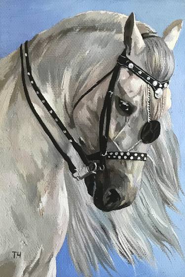Original Horse Paintings by Tatjana Cechun