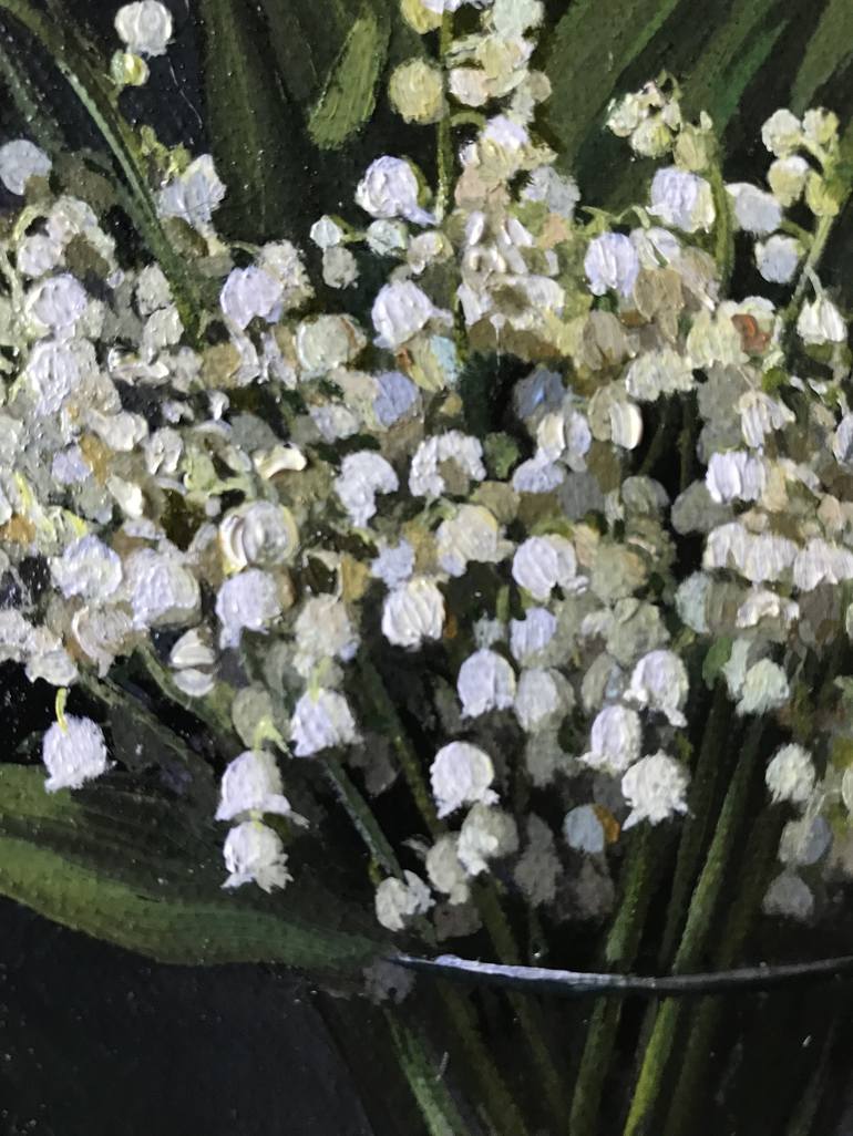 Original Fine Art Floral Painting by Tatjana Cechun