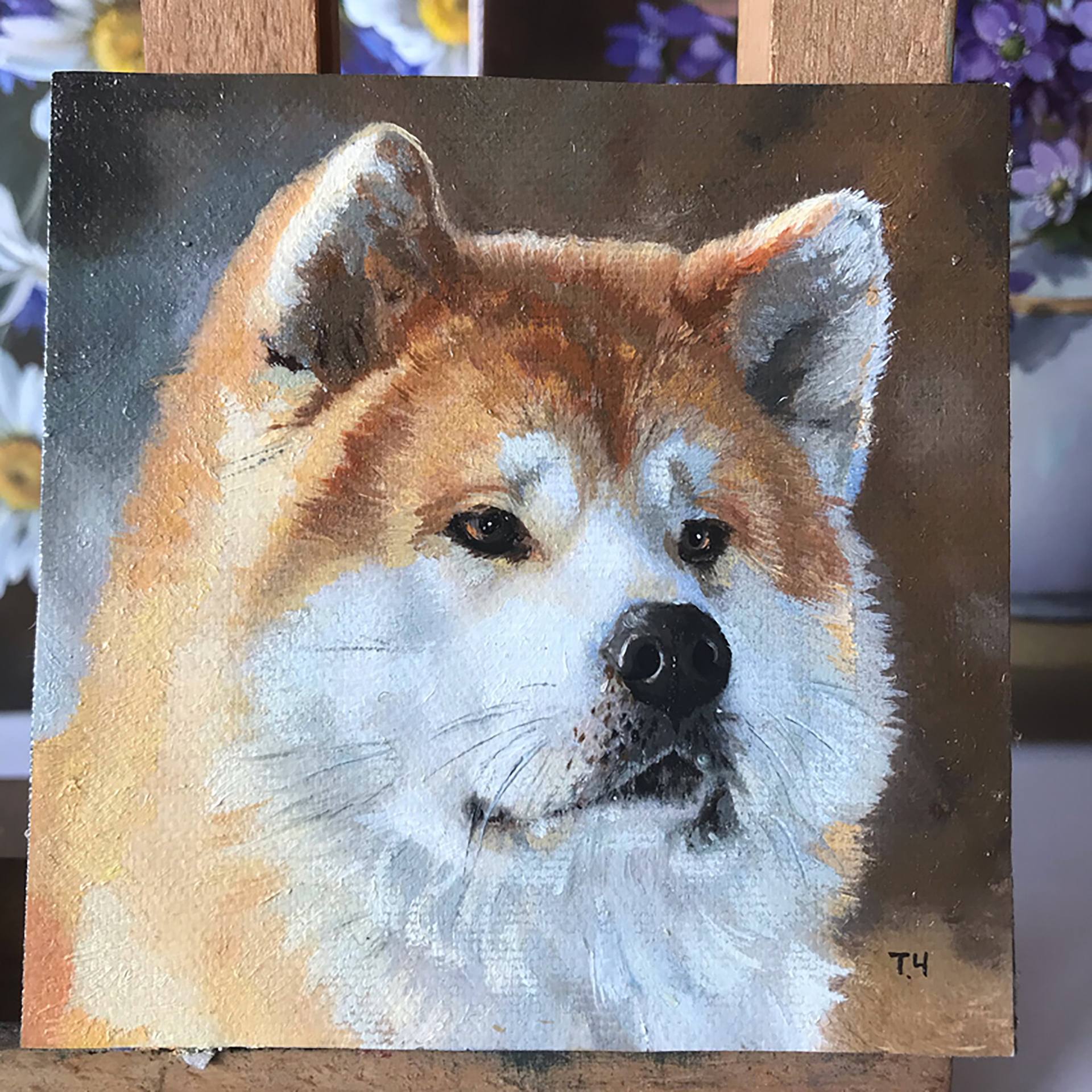 Akita inu hot sale art