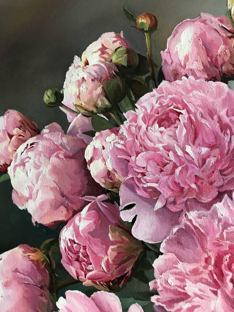 Original Contemporary Floral Painting by Tatjana Cechun