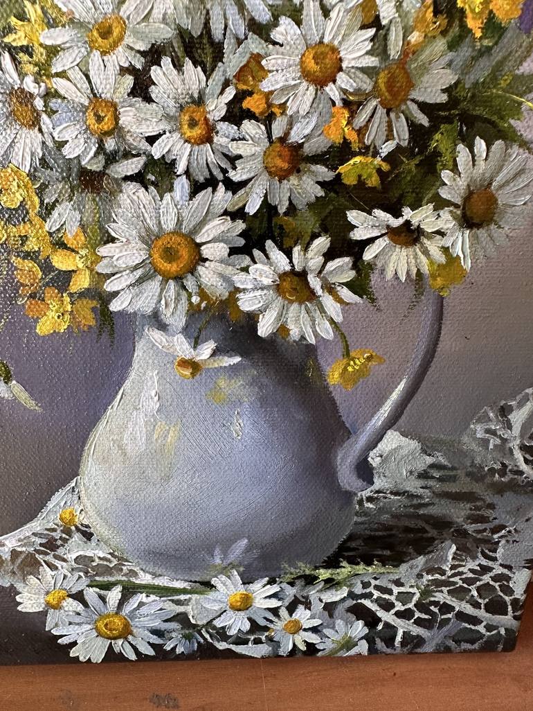 Original Realism Floral Painting by Tatjana Cechun