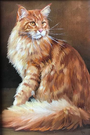 Original Fine Art Animal Paintings by Tatjana Cechun