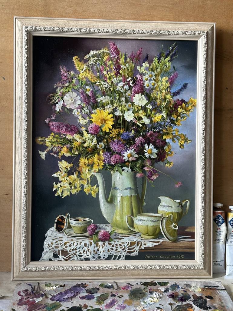 Original Contemporary Still Life Painting by Tatjana Cechun