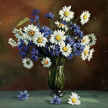 Print of Floral Paintings by Tatjana Cechun