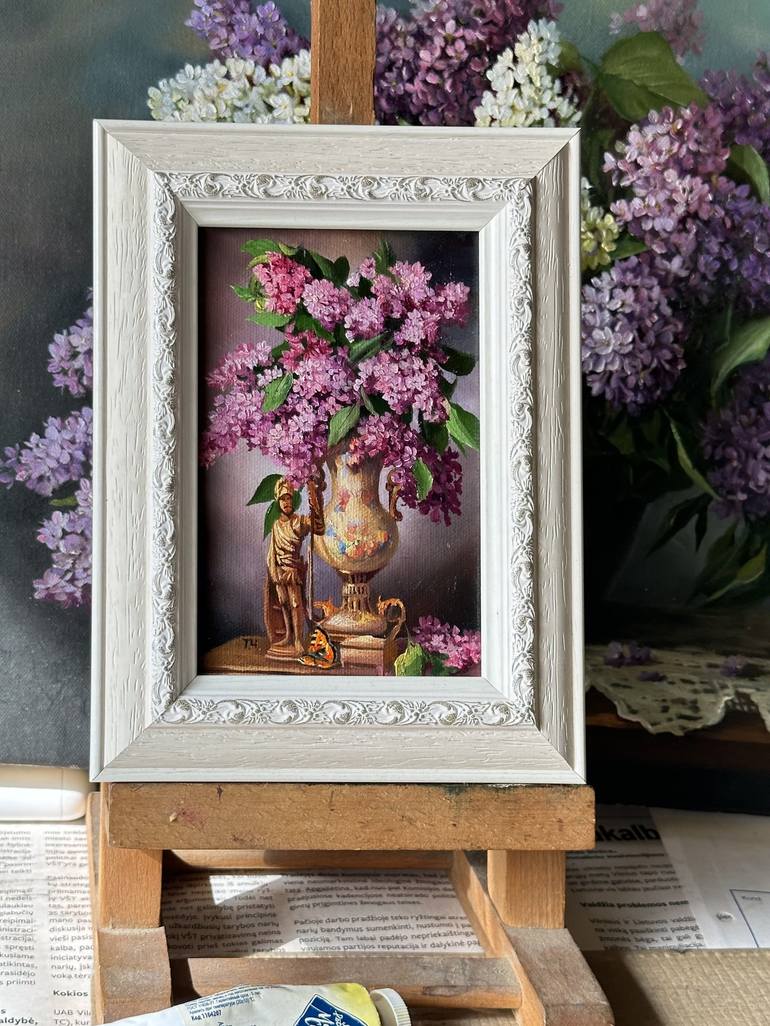 Original Floral Painting by Tatjana Cechun