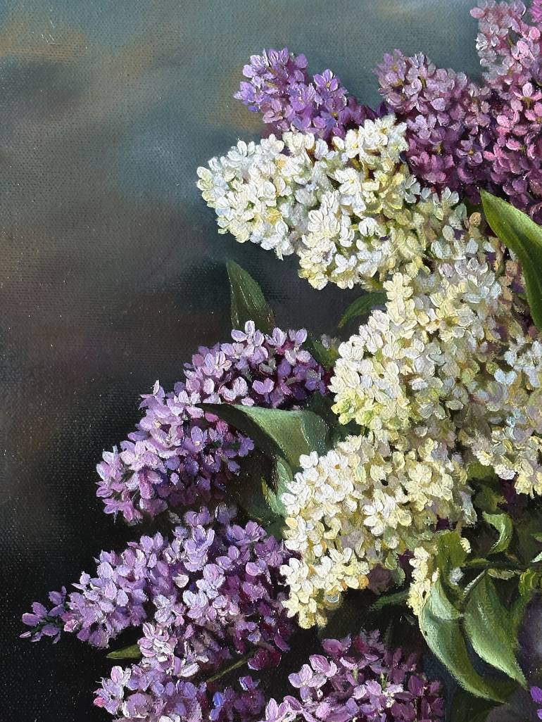 Original Floral Painting by Tatjana Cechun