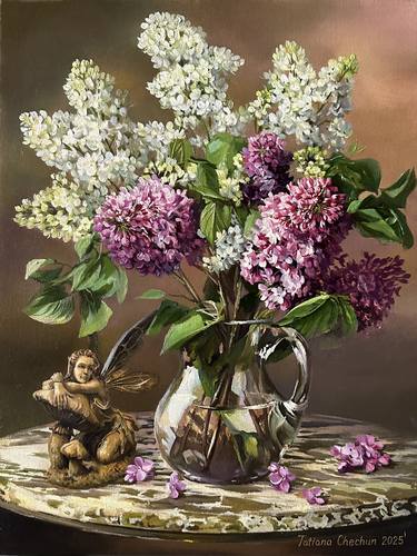 Original Contemporary Botanic Paintings by Tatjana Cechun