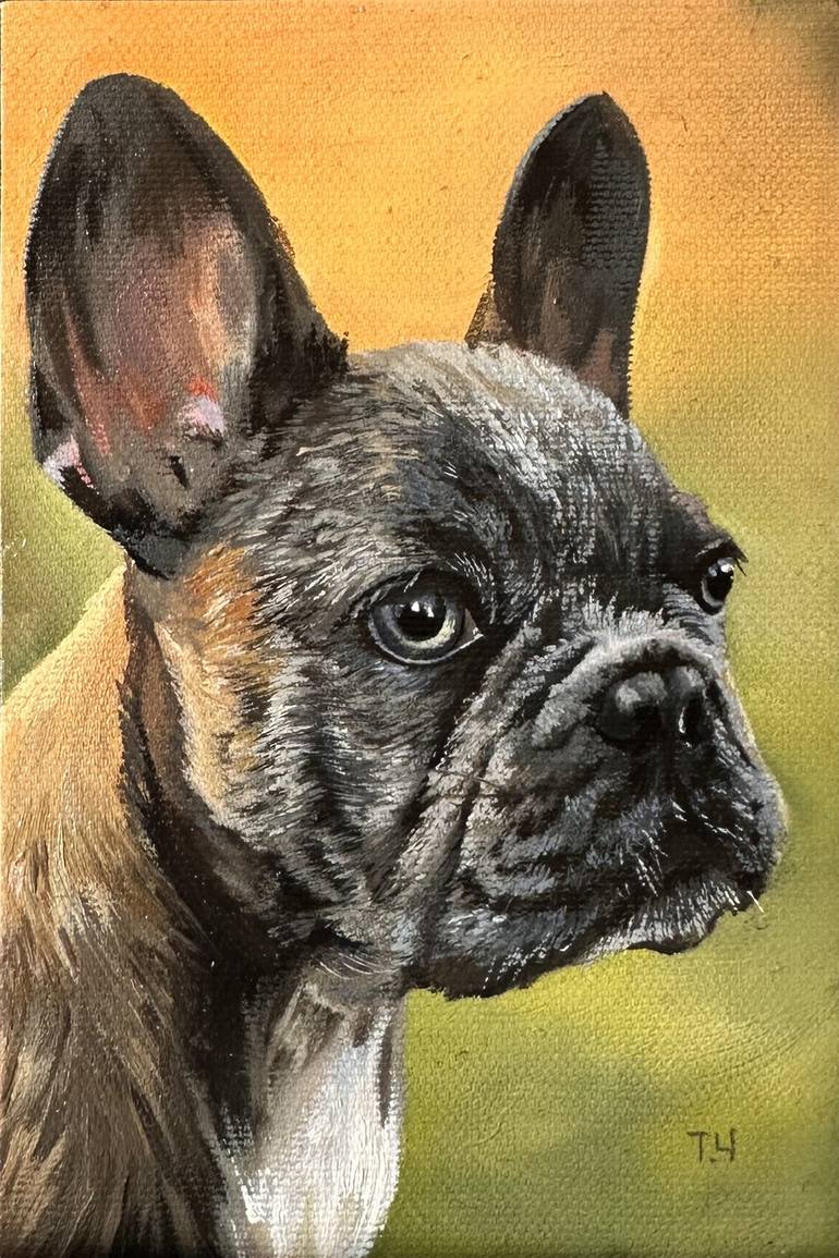 Print of Contemporary Dogs Paintings by Tatjana Cechun