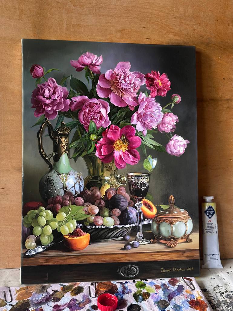 Original Contemporary Still Life Mixed Media by Tatjana Cechun