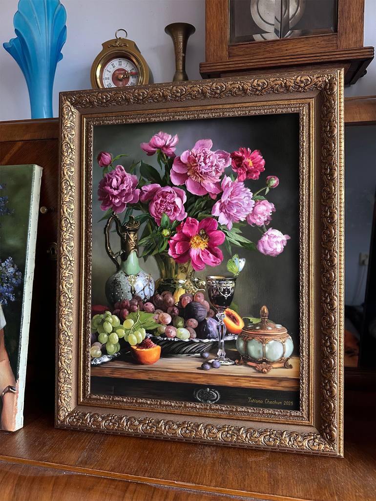 Original Contemporary Still Life Mixed Media by Tatjana Cechun