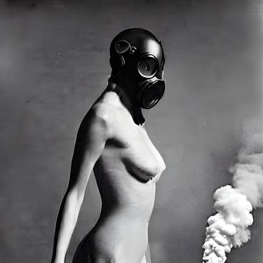 Print of Photorealism Nude Digital by Mina Mina