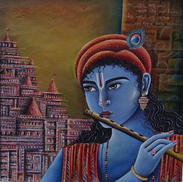 Original Abstract Religion Paintings by Asmita Singh