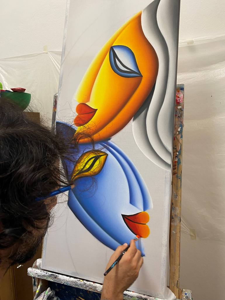 Original Contemporary Love Painting by Hani Badawi Leo