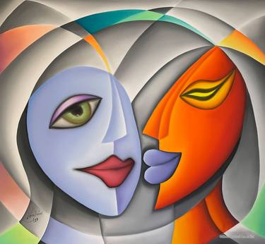 Original Modern Love Paintings by Hani Badawi Leo