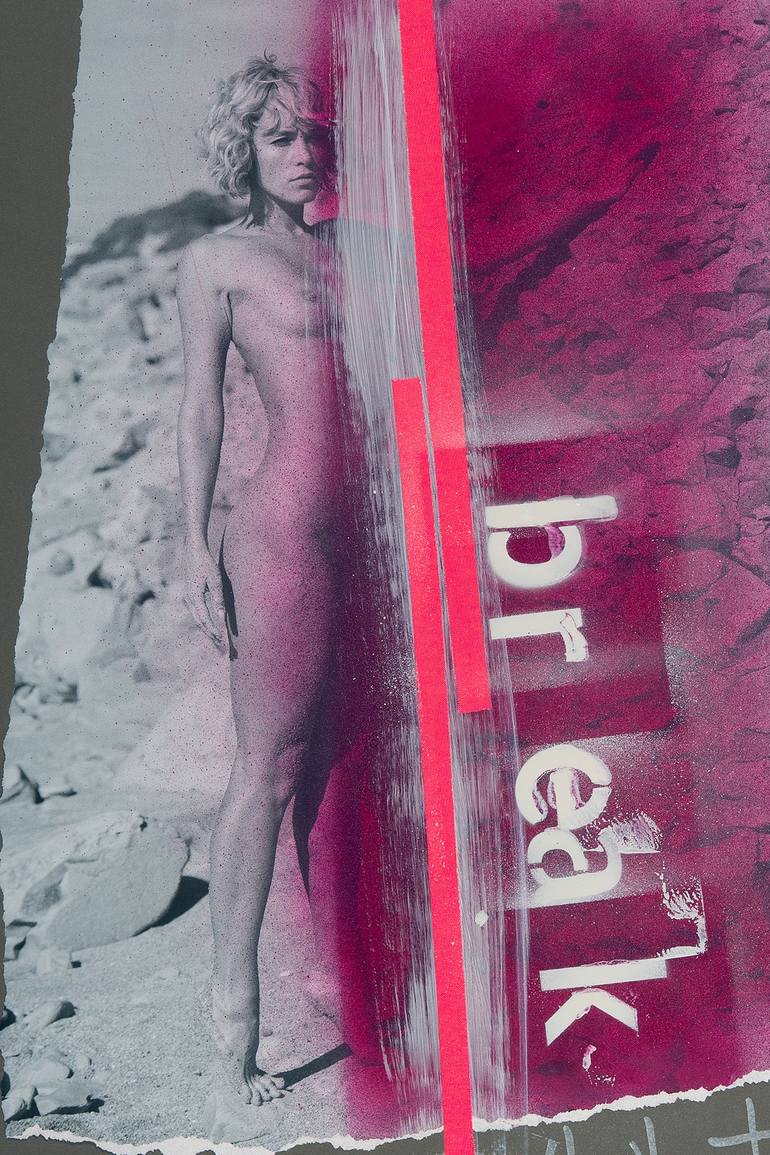 Original Nude Collage by Martin Wieland