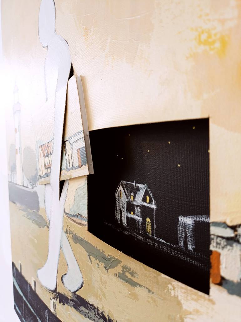 Original Surrealism Landscape Painting by Jonathan Grego