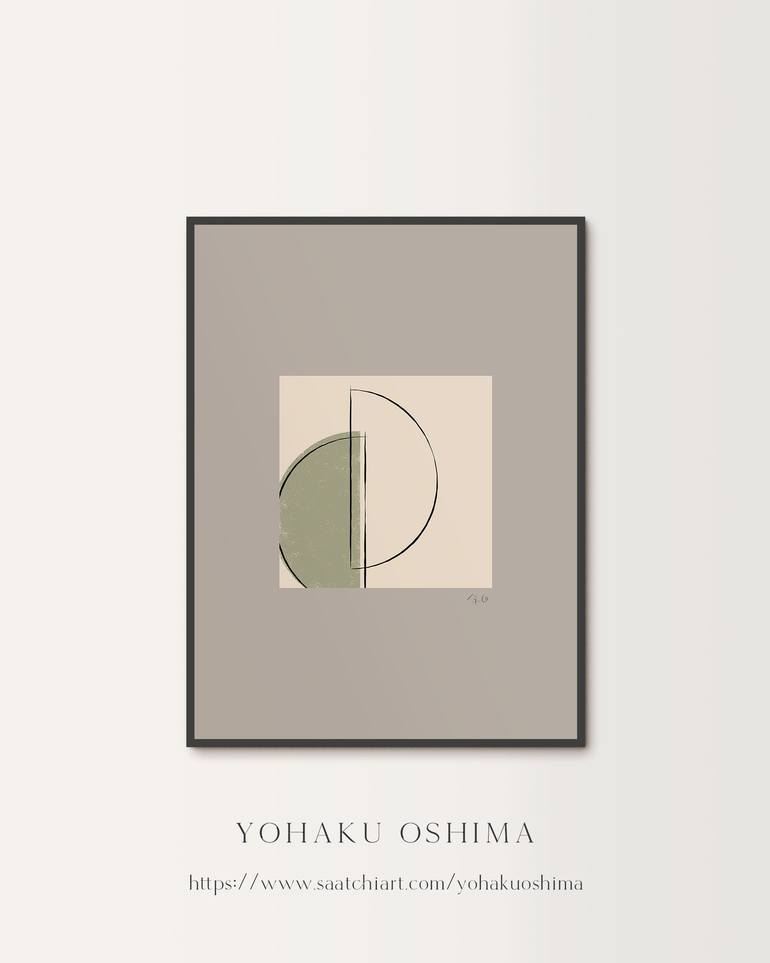 Original Contemporary Abstract Drawing by Yohaku Oshima