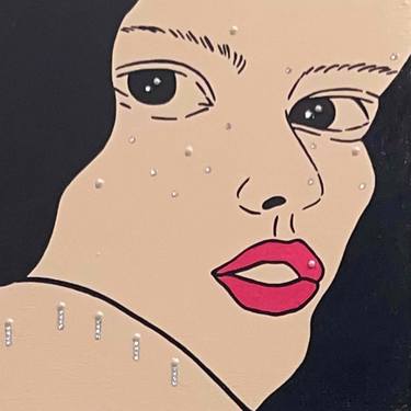 Original Pop Art Women Mixed Media by Heyo Kang